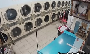 Thievery bigtit legal age teenager fucked at laundromat